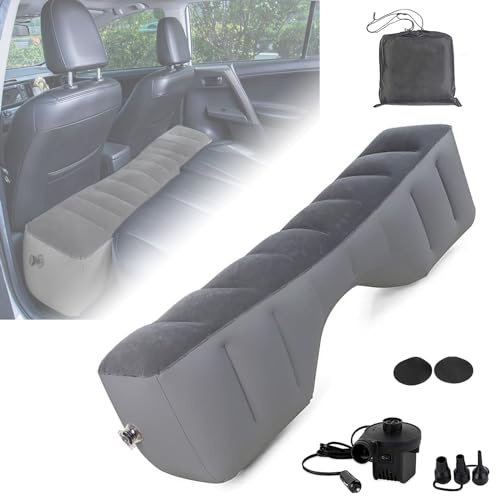 Matelas Gonflable Voiture, Siège Arrière élargir Pied Rembourré, pour SUV, MPV, RV, lit de Voyage de Voiture, Lit Voiture de Camping pour Excursio