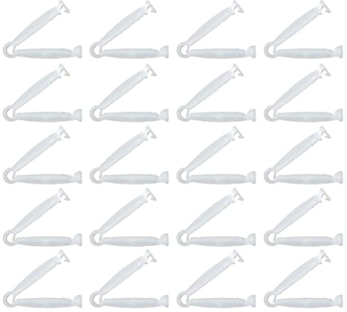 Pinces à cordon ombilical jetables petits clips ombiliques de naissance animale pour chiot 20pcs Clip de cordon ombilical