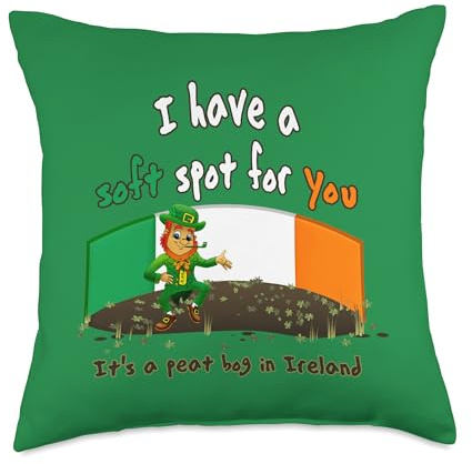 I have a soft spot for you. It's a peat bog in Ireland. Throw Pillow