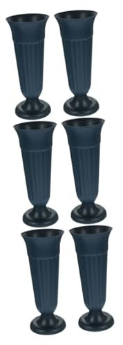 Cabilock 6 Pezzi Colonna Romana Vaso Vasi Vasi Tomba Titolari Giardino Vaso Di Fiori Disposizione Titolare Tomba Vaso Cimitero Titolare Cimitero Vaso Pp