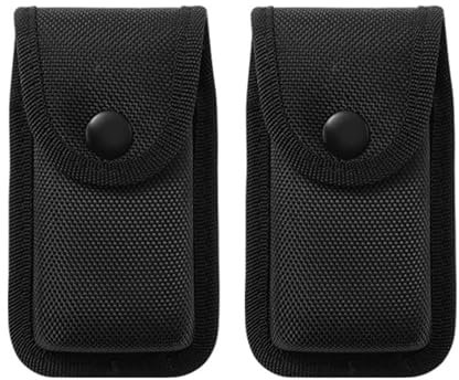 RIVDEE Messerscheide, Taschenmesser Hülle mit Gürtelschlaufe, für Taschenmesser Klappmesser Innerhalb (Zwei)