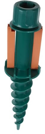 CANIGHT Pinchos para El Suelo para Sombrillas Soporte para Sombrillas De Playa Soporte para Sombrillas De Exterior Excavadora De Arena para Sombrillas De Playa Color Verde