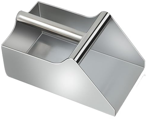 ETUCYNG Schaufel aus lebensmittelechtem Edelstahl, Schaufel aus Edelstahl für Lebensmittel, Eisschaufel für Eismaschine, Popcornschaufel, Hundefutterschaufel, Eisschaufel, Schaufel für Eismaschine,