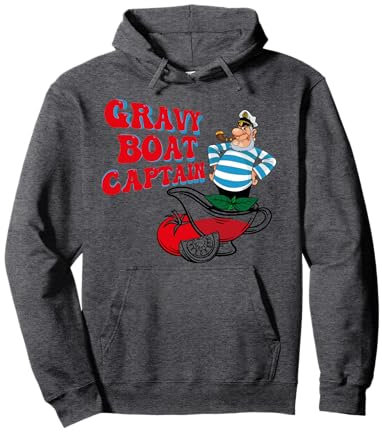 Gravy Boat Captain Funny Thanksgiving Costume Gift Pullover Hoodie