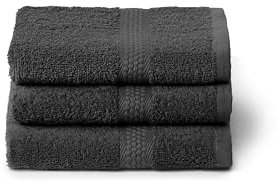 Caleffi Juego de Toallas de baño pequeñas 3X, 40 x 60 cm, algodón 100% Suave y Absorbente para baño, Cara y Uso Diario, Toallas Bidet, Toalla de Invitados Resistente a los Lavados