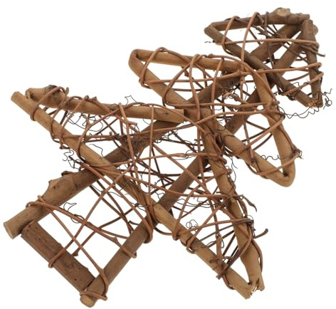 Mobestech Christmas Tree Wreath Grapevine DIY Wreath Frame Natural Vine Branch for Crafts for DIY Christmas Decorations
