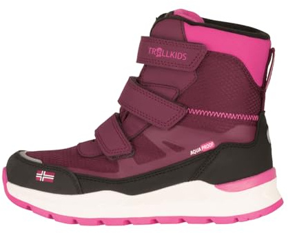 Trollkids Kids Rauland Winter Boots, Redwood, 4 UK