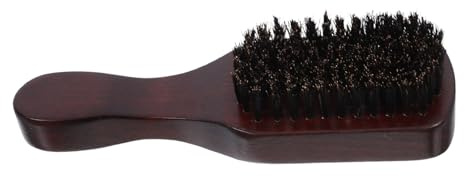 Homoyoyo Bartbürste mit Griff für Bartreinigung und Haare Tragbare Friseurbürste aus Robustem Material für Männer zum Stylen von Schnurrbart und Haaren