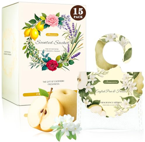 15 Packs Scented Sachets Bag for Drawers and Closets, Home Fragrance Sachet