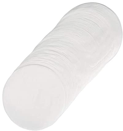 100 pièces rondes de papier pour galettes de hamburger, feuilles antiadhésives parchemin d'huile Silicone pour séparer les galettes hamburger et les biscuits