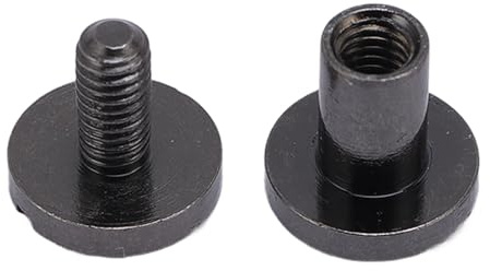 Semme Set di Rivetti in Pelle Borchie a Vite con Fessura Posteriore in Lega di Zinco per Cinture Borse Scarpe Abbigliamento Progetti di Pelletteria 20 Pezzi