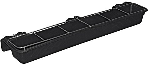 Kerbl 323492 Langfuttertrog, 8 L mit Freßgitter, 96 cm breit