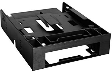 ICY DOCK Dual 2 Bay 2.5 inch HDD/SSD & 1 x 3.5 HDD/Device Front Bay to 5.25 Bay SSD Mounting Bracket Adapter | Flex-FIT Trio MB343SP