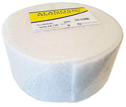 Alanos - Delicate Non-Scratch Scouring Pad Roll - Extra Quality for Cleaning Countertops, Ceramic Hob, Kitchen - Roll of 6 Metres