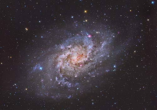 wandmotiv24 Fototapete Galaxy Universum, L 300 x 210 cm - 6 Teile, Wanddeko, Wandbild, Wandtapete, Sterne, Weltall M1488
