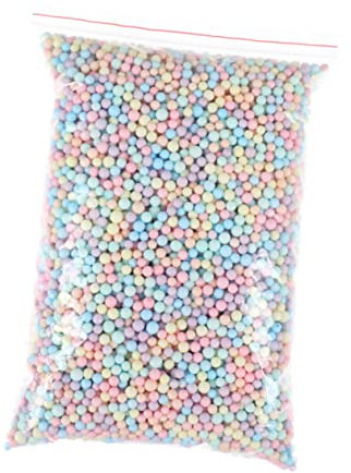 Toyvian 1tasche Bunte Bälle DIY-Ball Dekoration Füllmaterial Für Geschenkboxen Bastelmaterial Für Goldfischgläser Und Blumentöpfe Beutel