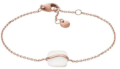 Skagen Damenarmband aus Edelstahl und Halbedelmetall oder Messing mit Karabinerverschluss