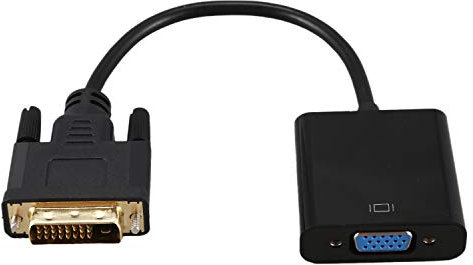 DIioee adattatore da DVI a VGA da 1080P DVI-D a VGA 24 + 1 25 pin DVI a 15 pin VGA femmina convertitore video per display PC