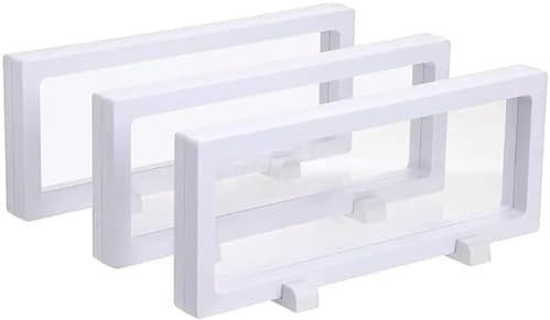 LXHZSY Schweberahmen 3-teilige multifunktionale schwimmende Aufbewahrungsbox(18x7x2cm (White))