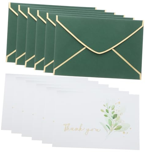 HONMEET Dankeskarten Satz Zum Geburtstag Mit Umschlägen Farblich Passendes Design Elegant Für Kunden Und Gästen Vielseitig Einsetzbar Für Besondere Anlässe