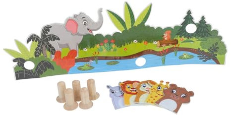 Alasum Filz Ebene Fingerpuppen Satz Kleiner Handpuppen Aus Weichem Filz Fingerspielzeug Für Kinder Und Eltern Mit Wald Themenkulisse Kreatives Spielszenario