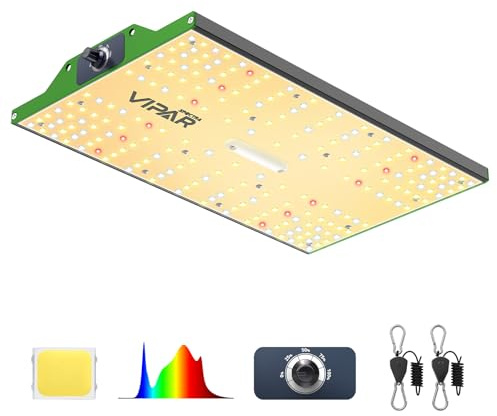 VIPARSPECTRA P700 Grow Light, 70 Watt Dimmable Full Spectrum Plant Light, LED Grow Lights for Indoor Plants Seed Starting Seedlings Vegetable,11000 Lumens Small Hanging Growing Lamp for 2x2 Grow Tent