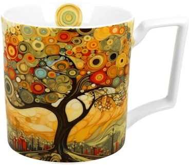 DUO Jumbo Becher 750 ml MODERN TREE New Bone China Porzellan