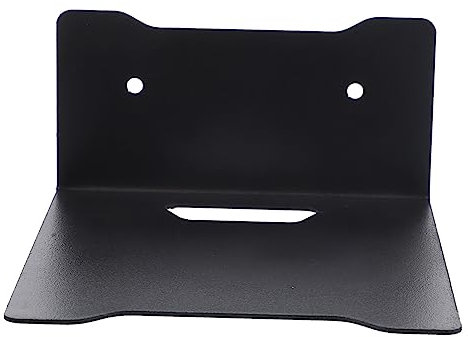 QUMIIRITY Camera Mount Bracket for Wall Metal Wall Bracket Small Black Storage Rack for Home Security Camera and Projector No-drill Installation Suitable for Indoor Use
