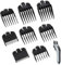 8 Stück Wahl Aufsätze,Clipper Aufsätze,16 Guard,16 Guard Aufsatz,Trimmer Aufsätze,Haarschneidemaschine Aufsätze,1,5mm Bis 25mm Haarschneider Aufsatz,Für Schermaschine Friseur Salon Werkzeug (Schwarz)