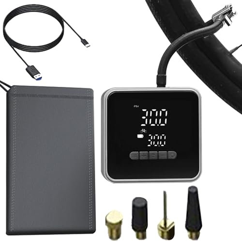 Compresor de aire portátil, bomba de aire para neumáticos para automóviles,Compresor de aire eléctrico para coche - Dispositivo automático de mano automático inalámbrico para bicicletas bicicletas de