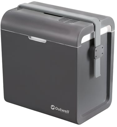 Outwell ECOcool Tragbarer Kühler, 24 Liter, 12 V/220 V, Grau