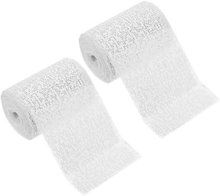 NUOBESTY 2rollos Moldeadora de Yeso de Vendas de Gasa para Proyectos de Manualidades Moldear Vientre Esculturas Materiales para Moldes Corporales