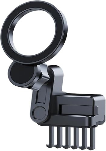 Honghauth Tesla Phone Mount for Model Y Model 3 Air Vent, Compatible with MagSafe Car Mount, Model3 ModelY Smartphone Holder Accessories for iPhone 17 16 15 14 13 12 Series, Strong Magnetic