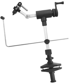 F Fityle Étau Rotatif pour Montage de Mouches, Rotation à 360°, Professionnel et Portable, pour Les passionnés de pêche. Robuste, avec Pince d'établi et