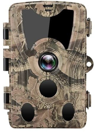 YFDGD Caméra Faune Sauvage Caméra De Suivi des Sentiers La Faune en Plein Air, 20mp HD 1080P, Vision Nocturne, Accessoires Chasse, Étanche IP66, Jeu, Portée Thermique Surveillance Fiable Précise