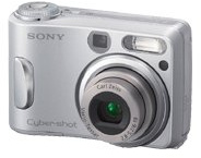 Sony DSC-S90 Cyber-shot Digital Camera - Silver [4Mp, 3x Optical, 2.5 LCD]