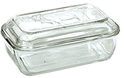 Luminarc Kuh-Butterdose, 1 Stück, Deckel, 1 Stück, transparent