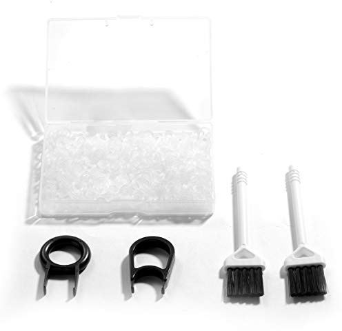 Litorange Silicone 500PCS 40A Clear Universal O-Ring Switch Dampeners Keycap Sealing Gasket Washer (Better Than Rubber) for Cherry MX Switch Keyboard and Mechanical Keyboard Keys Dampers