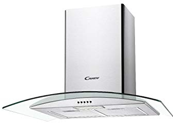 Candy 70cm Curved Glass Chimney Cooker Hood - Stainless Steel