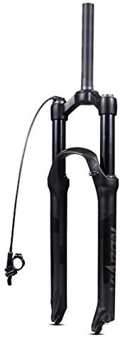 VPPV 27,5 29 Pollici Forcella Ammortizzata MTB, Ammortizzatore per Bicicletta 1-1/8 Tubo Dritto Forche Blocco Remoto 120 mm Viaggio (Colore : D, Size : 29 Inches)