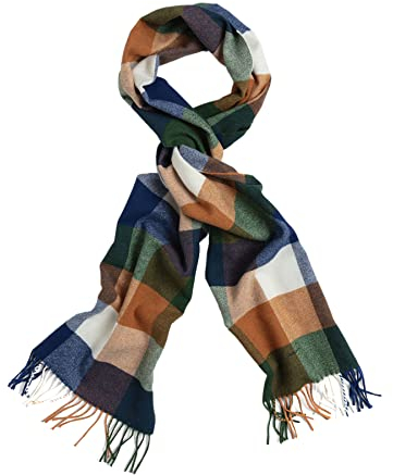 Gant D2. MULTI CHECK SCARF, orange(dkmustardorange (822)), Gr. .