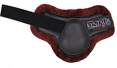 KenTaur Profi Jump Streichkappen Kunstfell, Größe:3, Farbe:schwarz/braun