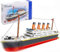 FULHOLPE Titanic Model Building Block Set, 1288Pcs Cruise Ship Titanic Boat Model Building Kit Not Compatible with Creator Expert 10294