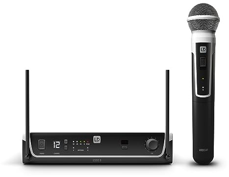 LD Systems U308 HHD - Wireless Microphone System with Dynamic Handheld Microphone - 863-865 MHz+ 823-832 MHz