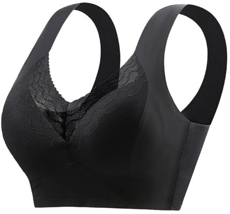 Uwdiohq Offerte di Oggi Reggiseno Imbottito con Silicone Top Intimo Donna con Reggiseno Reggiseni Modellanti Top Ginnastica Donna Bralette Donna Imbottito Brassiere Golden Point Clearance Items