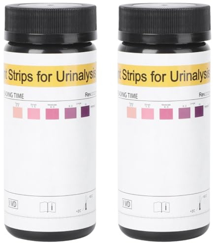 Healvian Urine Ketone Test Strips 100 Count Home Paper Fast Accurate Urine Testing for Body Health Monitoring