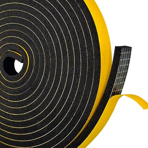 Dichtungsband Selbstklebend für Türen Fenster Schaumstoff klebeband Gummidichtung Gegen Kalte Zugluft/Anti/Kollision/Wasserdichter/Staubdicht/Schalldichter