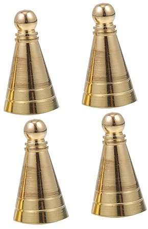 VINTORKY 4stücke Teiliges Kupfer Räucherkegel Formen- Wiederverwendbare Gießformen Für DIY Duftkegel Einfach Zu Reinigen Geeignet Für Zuhause Tempel Yoga Und Aromatherapie
