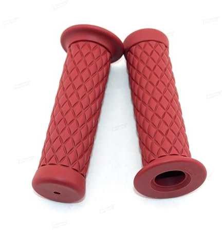 Motocicleta Agarre Manillar Empuñaduras Universales para Motocicleta, Mango De Goma Antideslizante, Agarre Final De Barra, Empuñaduras De Manillar De Motocicleta De 7/8 y 22mm