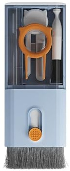 SUNHOHI Kit di pulizia multifunzione 10 in 1 per tastiera, cuffie, telefoni, fotocamere e altro, set di pulizia per dispositivi elettronici portatili (blu)